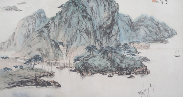 鎮海港上